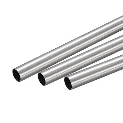 304 Inox Acier Rond Tube 15mm OD 0.5mm Paroi Épaisseur 300mm Longueur 3Pcs - Photo 1/4