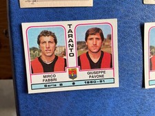 1980/81 TARANTO FABBRI PEACOCK 512 VELINA ORIG FOOTBALL SANDWICHES ***