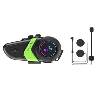 Bluetooth Wireless BT Helmet Intercom Headset TYPE-C Charging Fit For Motorcycle - Image 1 of 4