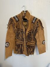 NWOT / PICK SIZE  CocobeeUSA Western Cowboy Real Suede Leather Jacket w/ Fringe