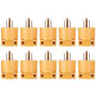 10 Pcs Yellow US Standard 3 Prong Plug for 5-15P 125V Power Plug