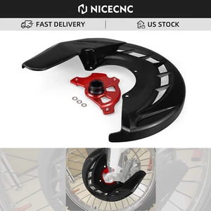 Front Brake Disc Gaurd Cover For Honda CRF250R 2004-2023 CRF450R 2005-2023 - Foto 1 di 11