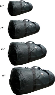 Lona Jumbo Rollo Negro 24"/30"/36"/40"/Bolsa de Carga/Maleta - Resistente Foto 1 de 4