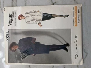 Vogue 2396 Designer Oscar de la Renta Misses Top Skirt Scarf Size 8-10-12 - Picture 1 of 6