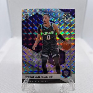 2020-21 Panini Mosaic Tyrese Haliburton Silver Prizm Rookie RC #204 Kings QTY