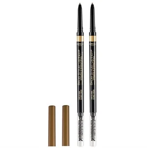 Brow Stylist Definer Waterproof Eyebrow Pencil Ultra-Fine Mechanical Dark Bl... - Picture 1 of 7