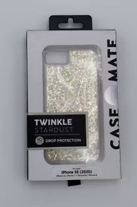 Case-Mate Twinkle Stardust iPhone 8 / 7 / 6s / 6 / SE - Transparent/Glitter - Picture 1 of 4
