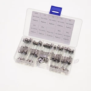 Schnellblasglassicherungen 6x30mm 72 Auto Boot Schnellblasglas Rohrsicherung sortiertes Kit - Bild 1 von 10