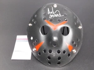 Ari Lehman Signed Auto Jason Voorhees Black Hockey Mask Friday The 13th JSA COA - Picture 1 of 1