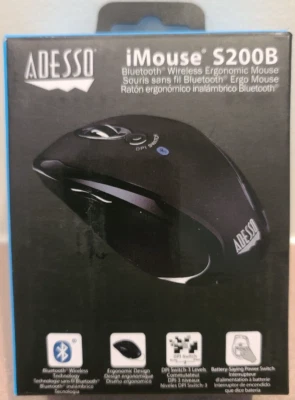 Adesso iMouse S200B Wireless Bluetooth Optical Mini Mouse - Image 1 of 2