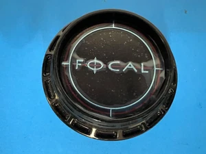 FOCAL CUSTOM WHEELS RIM GENUINE OEM GLOSS BLACK CENTER CAP 89-9001-CAP LG1208-25 - Picture 1 of 9