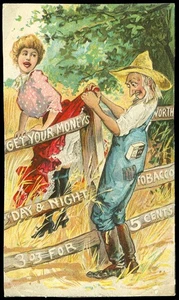 TABAK WERBEKARTE - KOMÖD - Bild 1 von 2