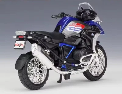 1:18  BMW R1200 GS Alloy Sports Motorcycle Model Diecast New Blue - Image 1 of 2