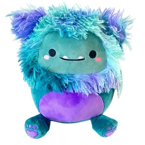Squishmallows 8" JT Bigfoot Yeti türkis blau lila flauschiges Monster NEU mit Etikett - Bild 1 von 13