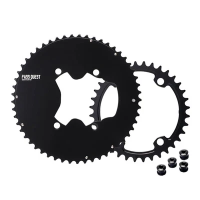 Platos dobles 110BCD para Shimano ULTEGRA R8100 Dura-ace R9200 48-35T 56-42T Foto 1 de 4
