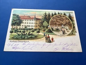 Ansichtskarte - Kurhaus Ditzenbach - 1907 - Bild 1 von 2