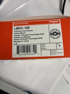 Wattstopper LMDC-100 DLM Dual Tech Sensor Ceiling Mount - Image 1 of 2