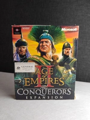 Age of Empires II The Conquerors Expansion RARE Big Box Oz Release PC Game - Image 1 of 4