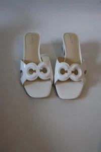 Damen-Sandale Circus NY weiß Kunstleder Blockabsatz 38 Eur/US 7,5 - Bild 1 von 7