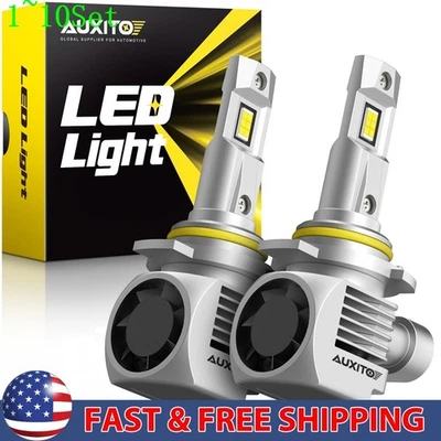AUXITO LED Faro Reemplazar Halógeno 9012 Viga Baja 6000K Blanco Nuevo 1-10Juego Foto 1 de 4