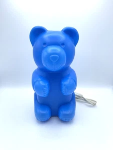 Messow Lampe Bär Blau Bärenlampe Ca. 30cm Groß Retro Gummibärchen Licht - Bild 1 von 6