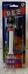 PEZ Christmas CRYSTAL Snowman 2010 Carded New 7.5 n31 - Picture 1 of 9