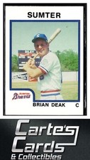Brian Deak 1987 ProCards #1374  Sumter Braves