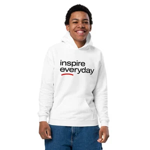 Youth White Hoodie | Youth heavy blend hoodie Colorful Design | Kids Hoodie - Picture 1 of 31