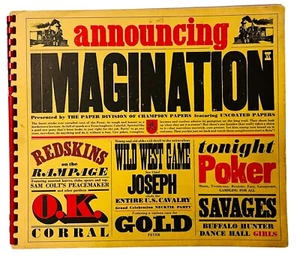 Vintage Champion Papers Announcing Imagination The Old West 1964 - Picture 1 of 8