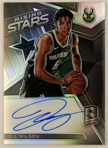 2017-18 Panini Spectra Rising Stars Signatures #23 D.J. Wilson #010/199 RC - Bild 1 von 2