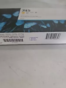 GENUINE HP 745 DesignJet Yellow Ink Cartridge F9K02A 300ml - Picture 1 of 1