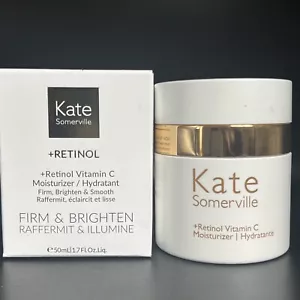 Kate Somerville + retinolo vitamina C crema idratante rassodata illuminante liscia 1,7 oz nuova con scatola - Foto 1 di 7