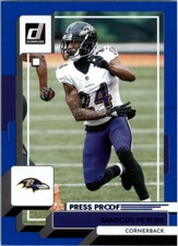 2022 Donruss Press Proof Blue Football Card Pick (Inserts)