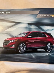 2018   Chevrolet  Equinox Sales Brochure - Picture 1 of 1