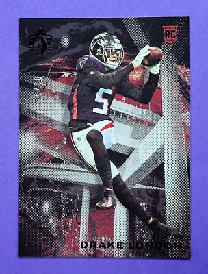 2022 Panini Chronicles | *BLACK* GRIDIRON KINGS RC #GK-6 | DRAKE LONDON *(#/35)* - Image 1 of 2