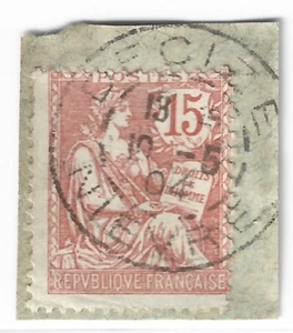 FRANCE THE RIGHT POSTMARK CANCEL DECIZE USED 2A4 - Picture 1 of 1