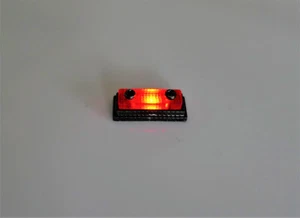 RC Truck Modellbau 2 Begrenzungsleuchten eckig rot 1:14 - Bild 1 von 6