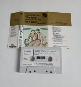 THE STING ORIGINAL MOTION PICTURE SOUNDTRACK CASSETTE TAPE SCOTT JOPLIN EMI 1974 - Picture 1 of 1