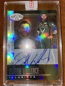 2020 Panini CHRONICLES RACING Bubba Wallace Illusions ON-CARD AUTO 13/25 SP 23XI