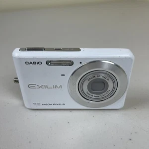 Casio Exilim Zoom White Ex-Z77 For Parts Not Working - Picture 1 of 4