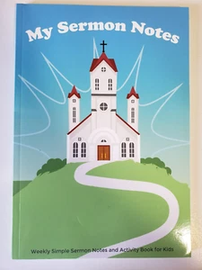 My Sermon Notes Weekly Simple Sermon Notes and Activity Book for Kids Paperback - Picture 1 of 4