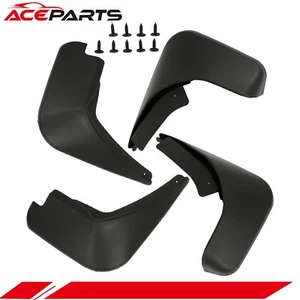 4Pcs Mud Flaps Mudguards Fits 2011-2019 Ford Fiesta Splash Guards Fender F & R - Picture 1 of 10