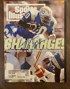 Natrone Means Signed Sports Illustrated Magazine 10/17/94 San Diego Chargers-UNC - Picture 1 of 8