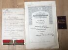 K.u.K. Ministry of War - 2 x Certificates - 1 x Legitimation - Field Cannon Regiment