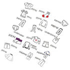 Kleidungsetikettenaufkleber für Kleiderschrank - abnehmbar