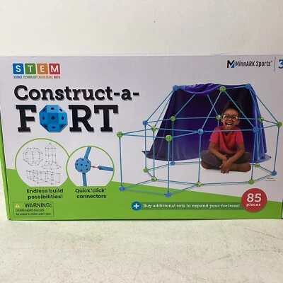 Brand New Sealed Stem Construct-a-Fort 85 Pieces Buildable Children's Playset - Image 1 of 4