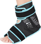 Foot Ice Pack Wrap for Injuries Pain Relief Reusable Foot Ankle Gel Cold Pack Ho