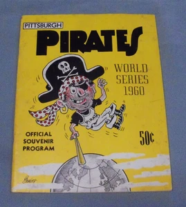 Pittsburgh Pirates, 1960 World Series, Home Program, Not Scored, w/Cover Wear - Picture 1 of 6