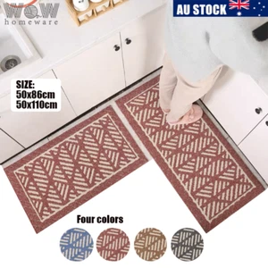 6MM Non-Slip Home Kitchen Door Mat MachineWashable Floor Rug Carpet ExtraThick A - Picture 1 of 15