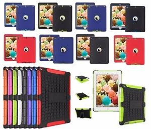 Funda protectora de silicona híbrida a prueba de golpes para 9,7 nuevo 2017 iPad A1822 A1823 - Imagen 1 de 58